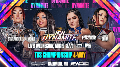 Maya World vs. Hikaru Shida vs. Persephone vs. Kris Statlander - AEW TBS Championship Four Way Match - AEW Dynamite (2026-08-19)