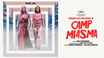 Teenage Sex and Death at Camp Miasma ~ Gillian Anderson-Hannah Einbinder (Jane Schoenbrun 2026)