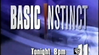 WPIX WB11 - Basic Instinct (1992) - Tonight promo for November 23, 2003