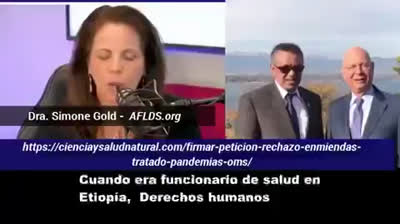 Un terrorista disfrazado de médico. La Dra. Simone Gold EXPLICA ¿QUIÉN ES REALMENTE EL DIRECTOR DE LA 0MS?