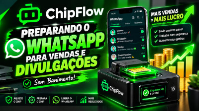 ? NÚMERO WHATSAPP COMO AQUECER ! Para VENDAS E DIVULGAÇÕES com a ChipFlow