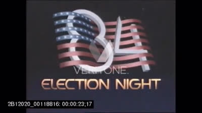 CBS News: Campaign '84: Election Night 7PM EDT open - November 6, 1984