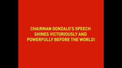 The Speech of Chairman Gonzalo from 24th September 1992 with english Subtitles
