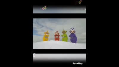 Teletubbies aaron and miriam's snowing