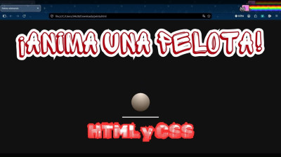 Cómo crear una pelota rebotando con HTML y CSS - Web development