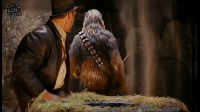INDIANA JONES & CHEWBACCA