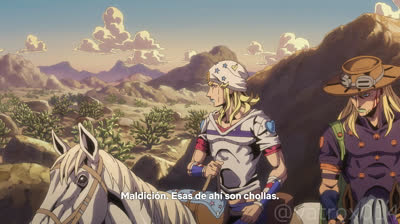 Jojo parte 7 Steel ball run cap 2 japones