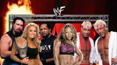 Trish Stratus & The A.P.A vs Jazz & Billy & Chuck (Full Match)