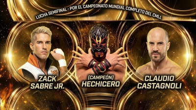 Hechicero vs. Claudio Castagnoli vs. Zack Sabre Jr.